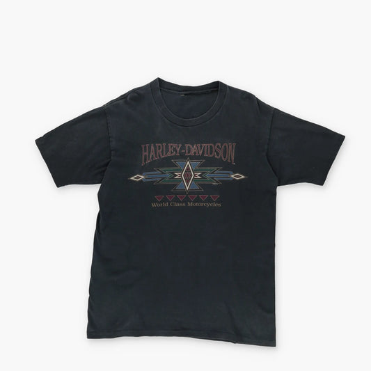 HARLEY DAVIDSON 'Zooks' American 1995 Printed T-Shirt (M-L) Vintage Sole Melbourne