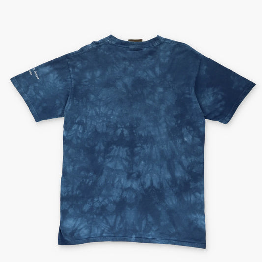 THE MOUNTAIN Navy Tie Dye 'Marine Life' Graphic T-Shirt (M) Vintage Sole Melbourne