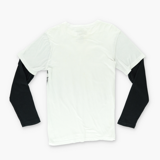 MMA ELITE Skull Punk Graphic Double Layered Long Sleeve (S-M)