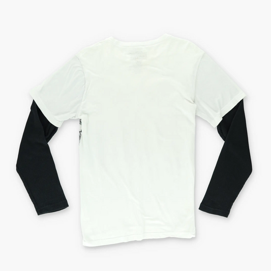 MMA ELITE Skull Punk Graphic Double Layered Long Sleeve (S-M) Vintage Sole Melbourne