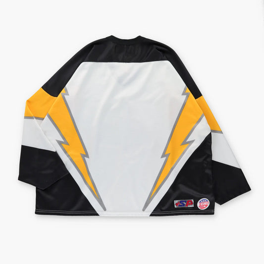 Vintage Stockton Thunder ECHL SP Hockey Jersey Canada Made (XXL)