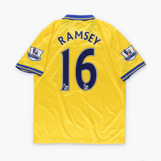 Arsenal 2013/2014 Ramsey #16 NIKE Away Soccer Jersey (L) Vintage Sole Melbourne