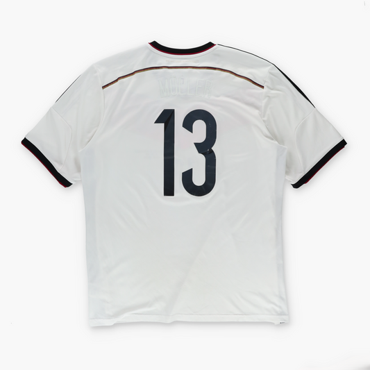 Germany 2014/2015 Muller #13 ADIDAS World Cup Match Soccer Jersey (XXL) Vintage Sole Melbourne