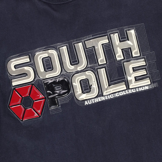 SOUTHPOLE Y2K Bubble Graphic Spell Out Logo T-Shirt (XL) Vintage Sole Melbourne