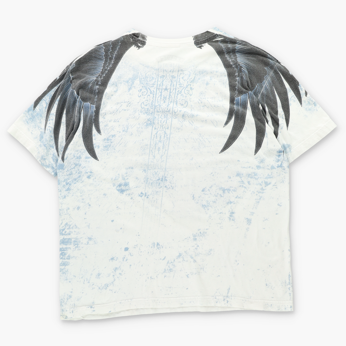 Y2K Xzavier Diamante Blue Black & White USA Made Tee (L)