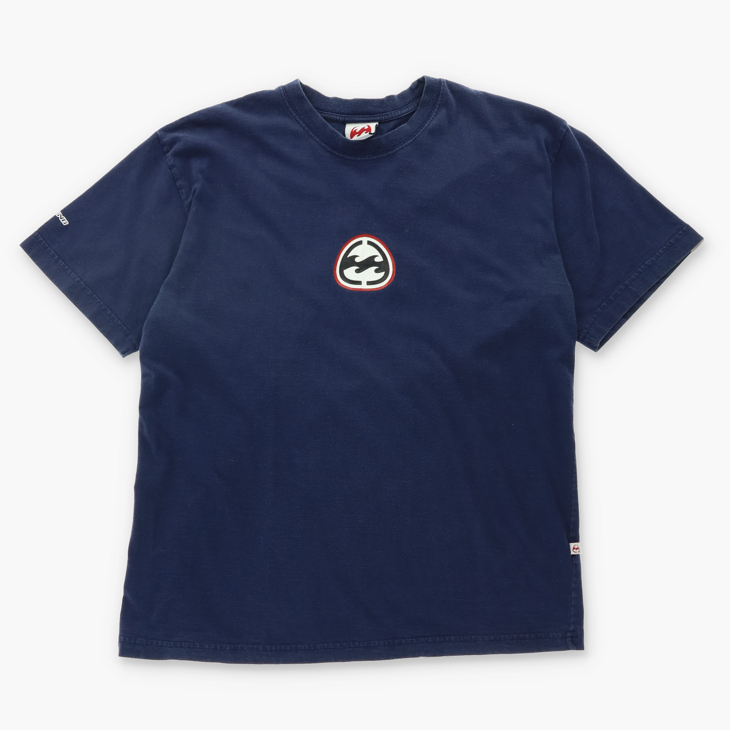 BILLABONG Surf Wear Navy Front & Back Logo Tee (M)