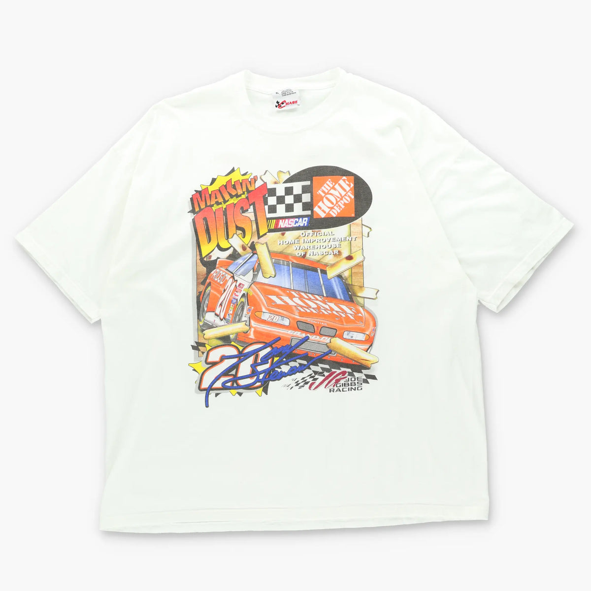 1999 NASCAR Tony Stewart #20 'Makin' Dust' Racing Tee (XL) Vintage Sole Melbourne