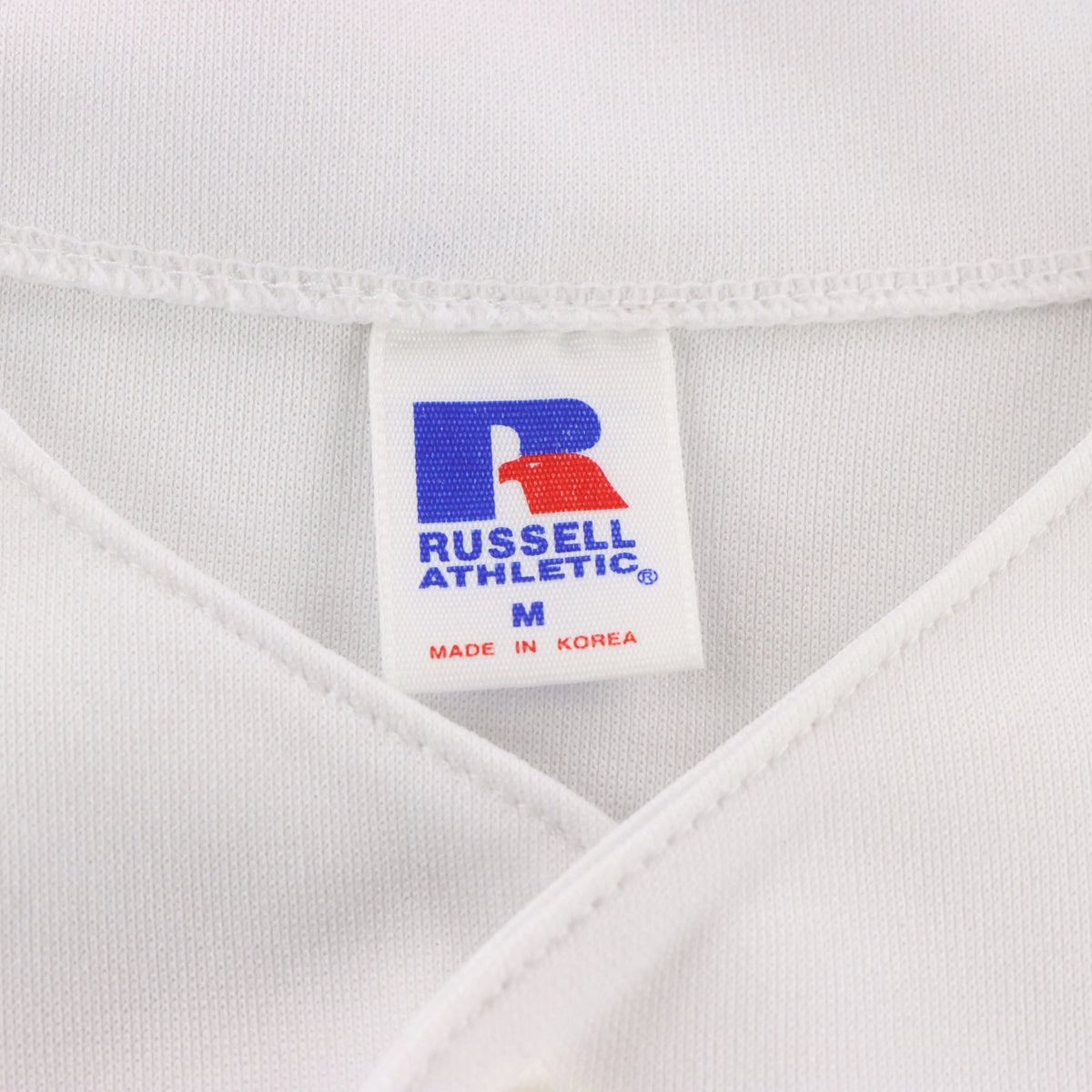 Vintage MLB New York Yankees Spell Out Patch RUSSELL ATHLETIC Baseball Jersey Korean Made (M) Vintage Sole Melbourne