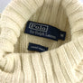 RALPH LAUREN POLO Fisherman Turtle Neck Hand Knit Sweater (M)