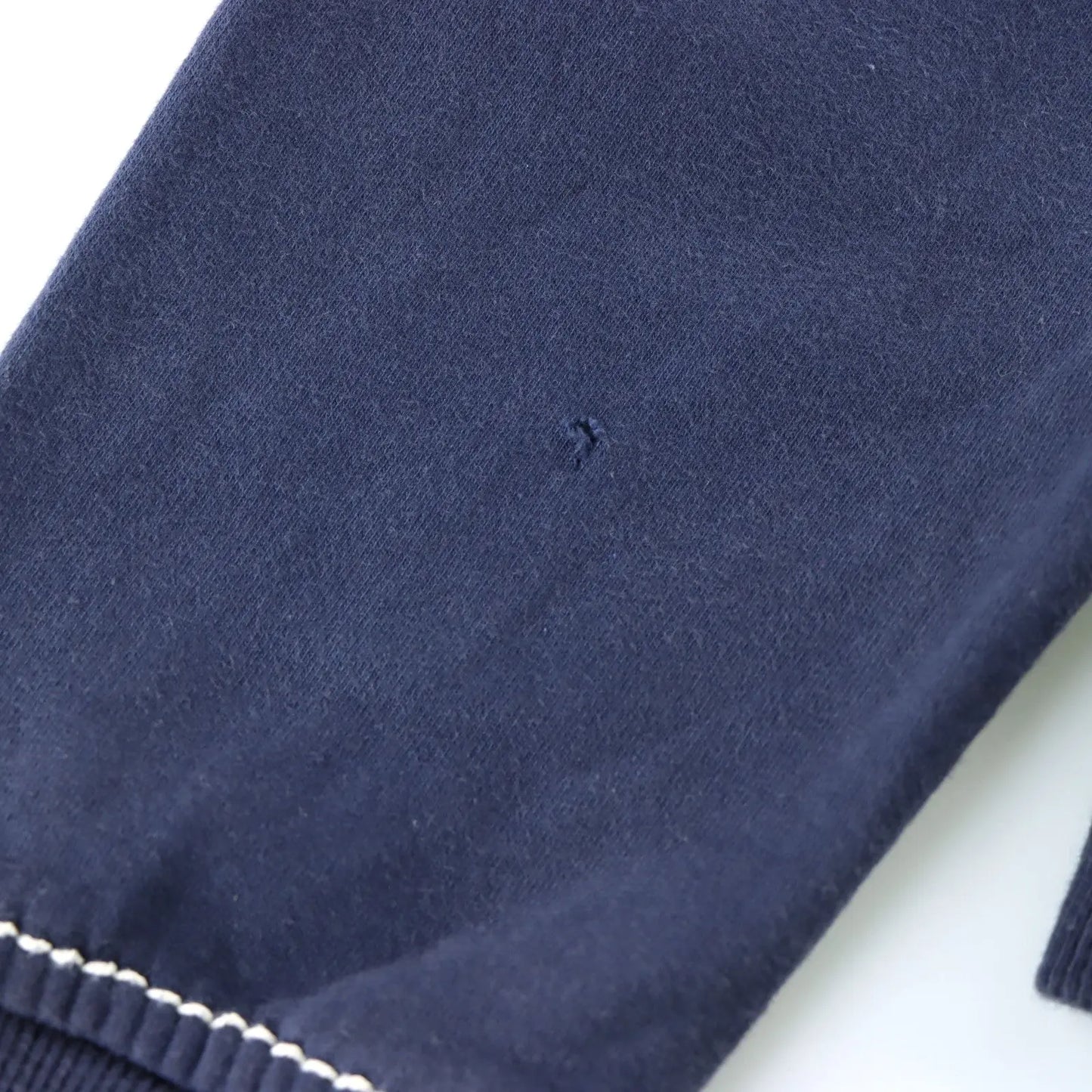 TRUE RELIGION Navy Blue Contrast Stitch Y2K Full Zip Hoodie Sweatshirt (M) Vintage Sole Melbourne