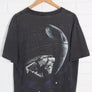 STAR WARS Millennium Falcon Fighter Death Star All Over T-Shirt (L)