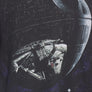 STAR WARS Millennium Falcon Fighter Death Star All Over T-Shirt (L)