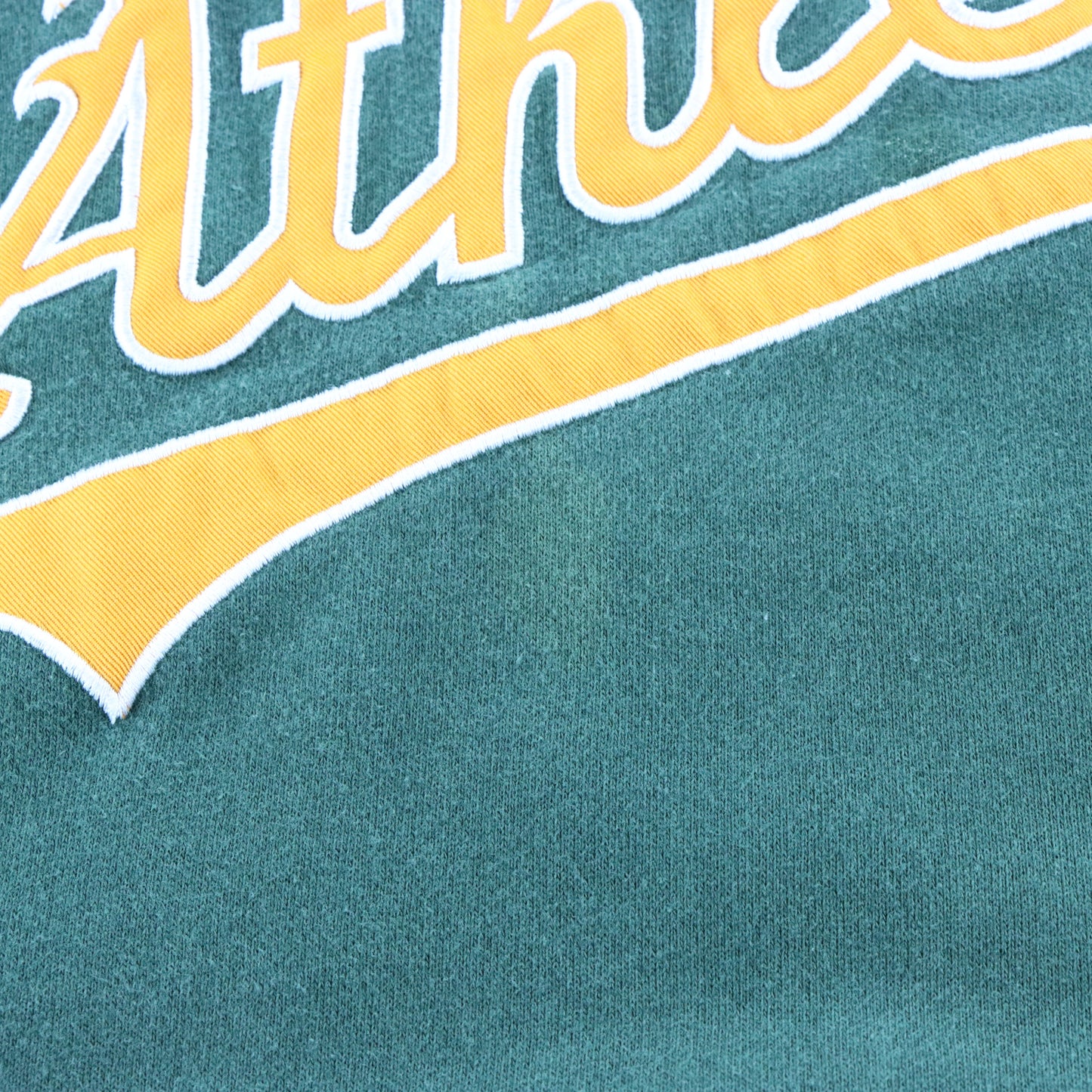 Vintage NIKE Team Oakland Athletics MLB Centre Swoosh Green Hoodie Sweatshirt (L) Vintage Sole Melbourne