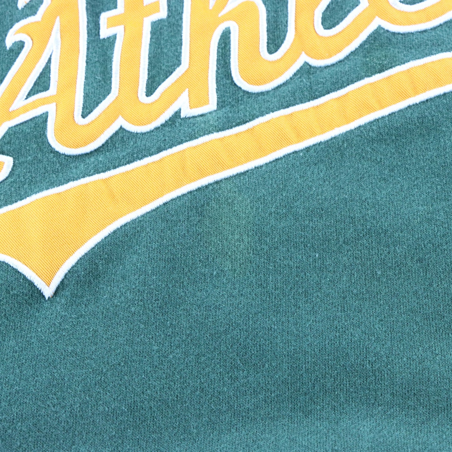 Vintage NIKE Team Oakland Athletics MLB Centre Swoosh Green Hoodie Sweatshirt (L) Vintage Sole Melbourne