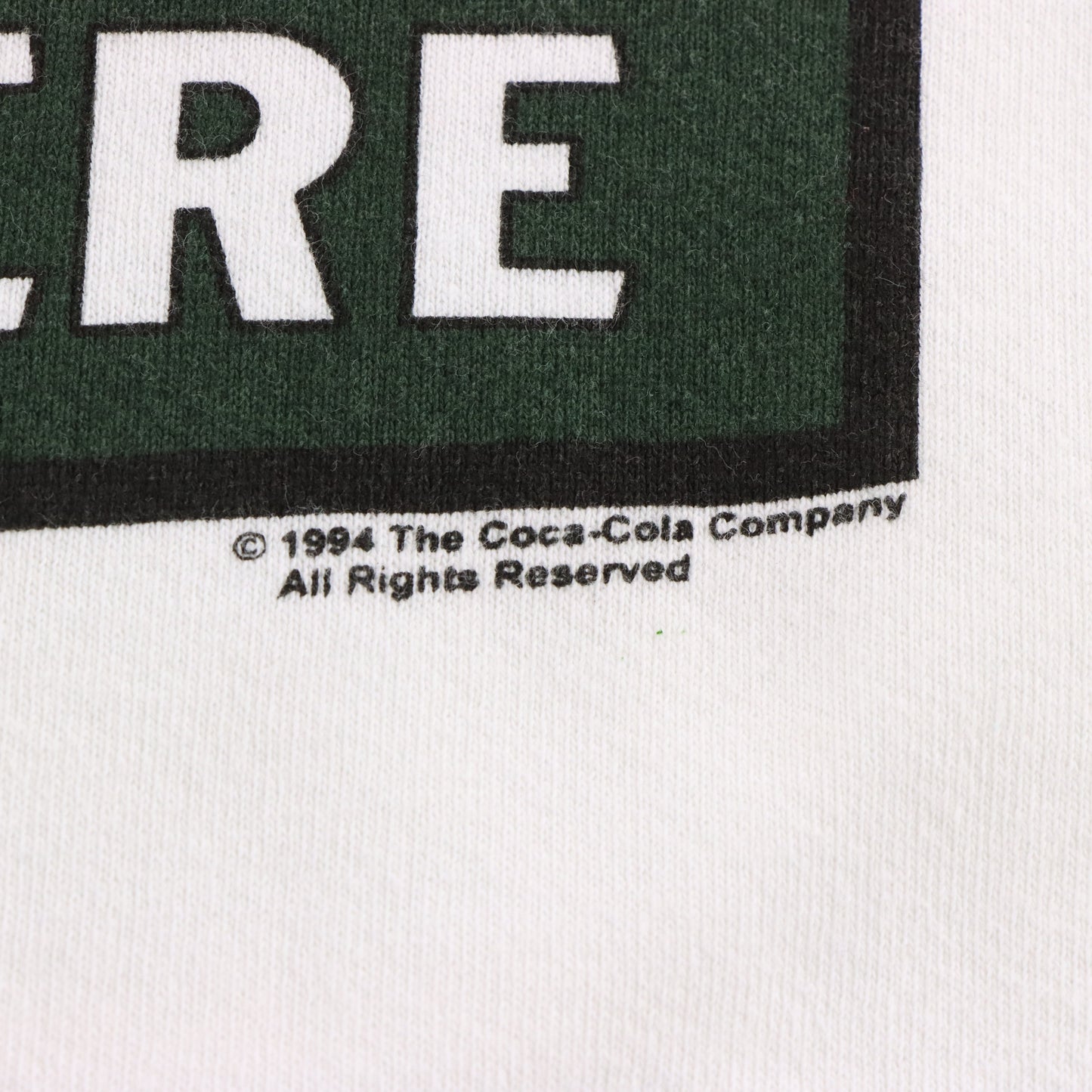 Vintage 1994 COCA-COLA "Ice Cold Sold Here" USA Made Retro White Sweatshirt (L) Vintage Sole Melbourne