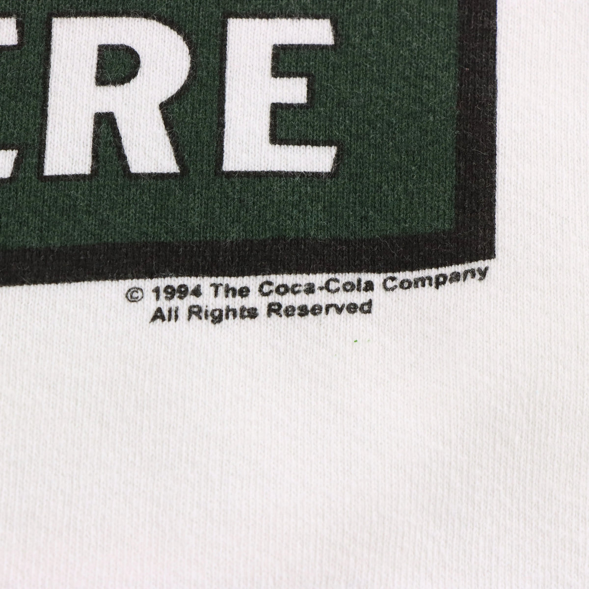 Vintage 1994 COCA-COLA "Ice Cold Sold Here" USA Made Retro White Sweatshirt (L) Vintage Sole Melbourne