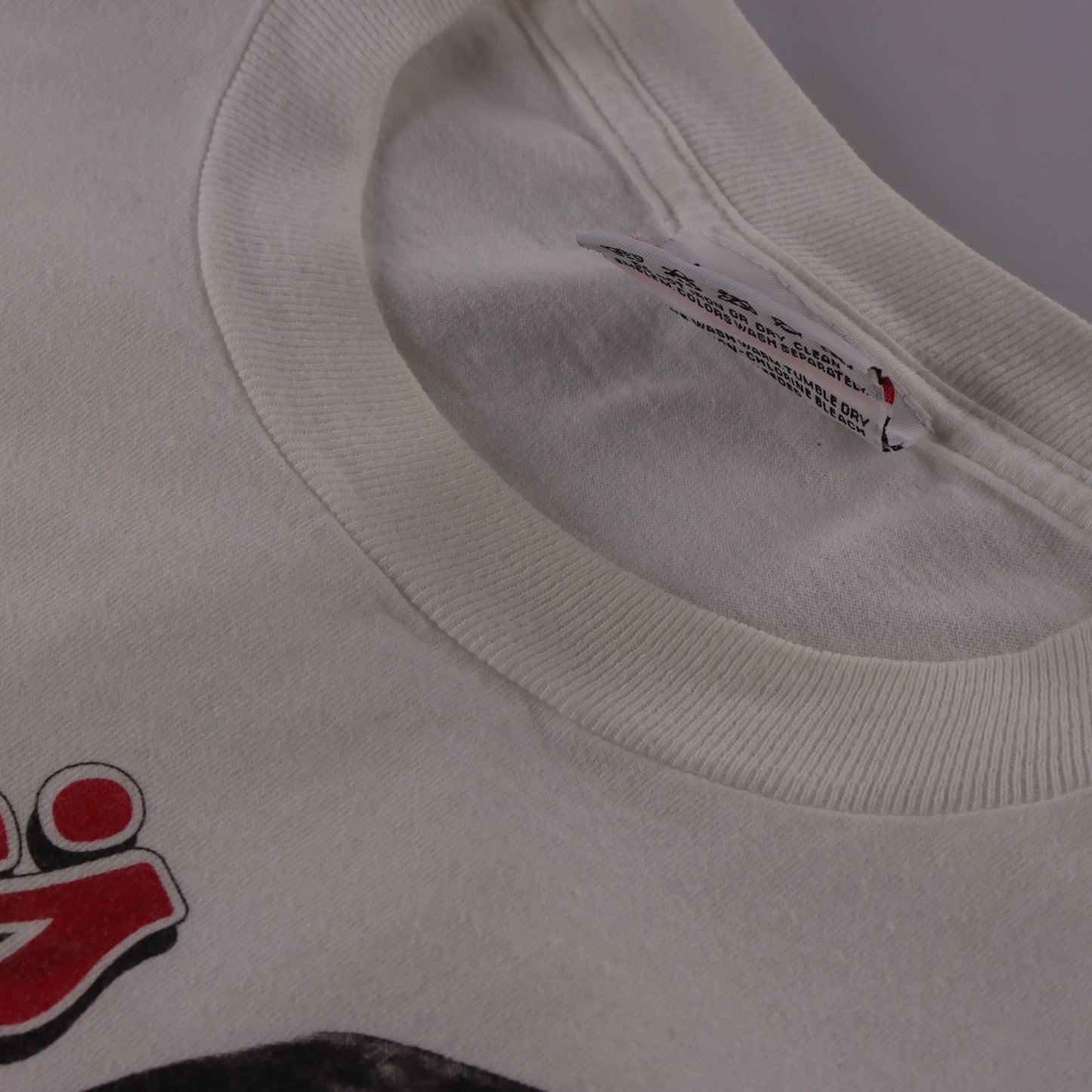 Elvis "Kings Of The Track" 1998 NASCAR Rusty Wallace x John Force Vintage White Tee (M-L) Vintage Sole Melbourne