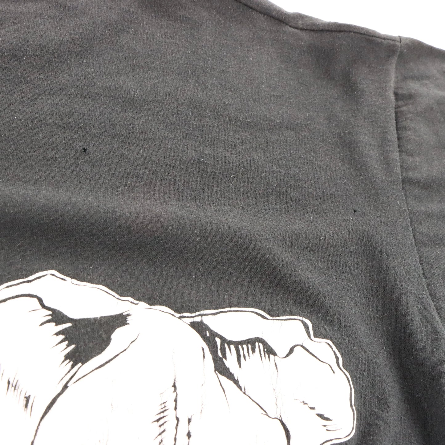 Vintage 'Heads And Tails' Linda Lori Black Double Sided USA Made JERZEES T-Shirt (L-XL) Vintage Sole Melbourne