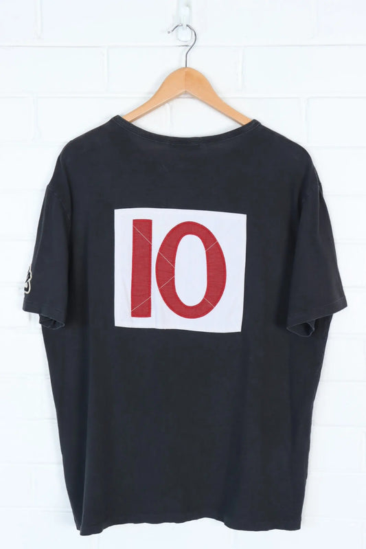 POLO RALPH LAUREN Embroidered Single Stitch Tiger Tee (XL) Vintage Sole Melbourne