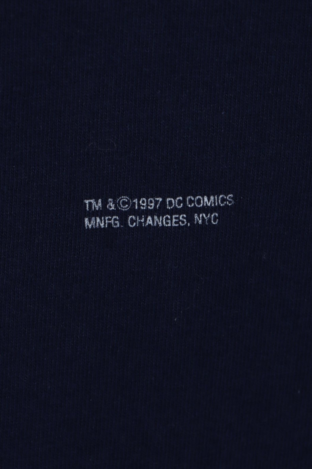 CHANGES Made in USA 1997 Superman Navy T-shirt (XL)