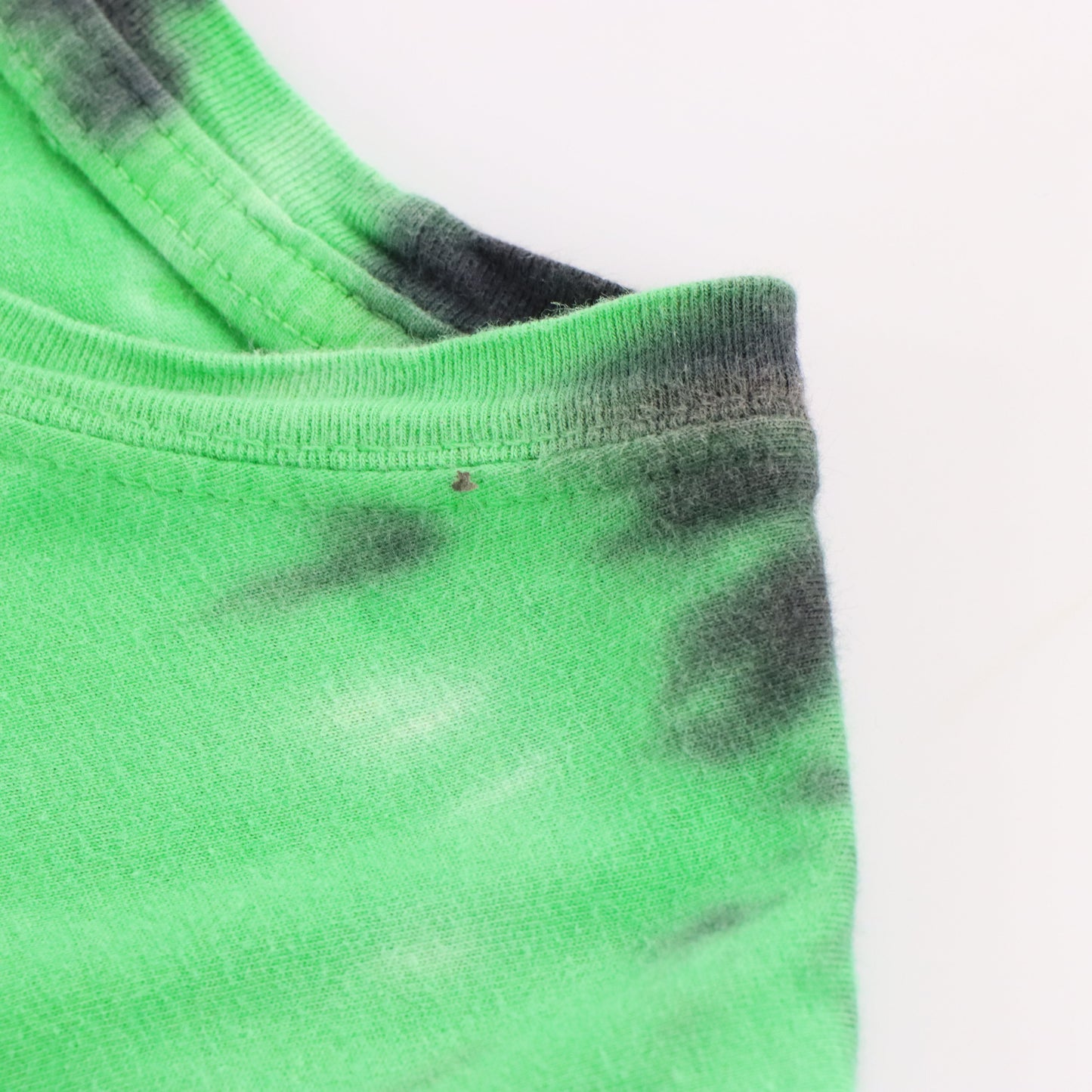 Vintage HARLEY DAVIDSON Thunder Tower Tie Dye Green & Black T-Shirt (XL) Vintage Sole Melbourne
