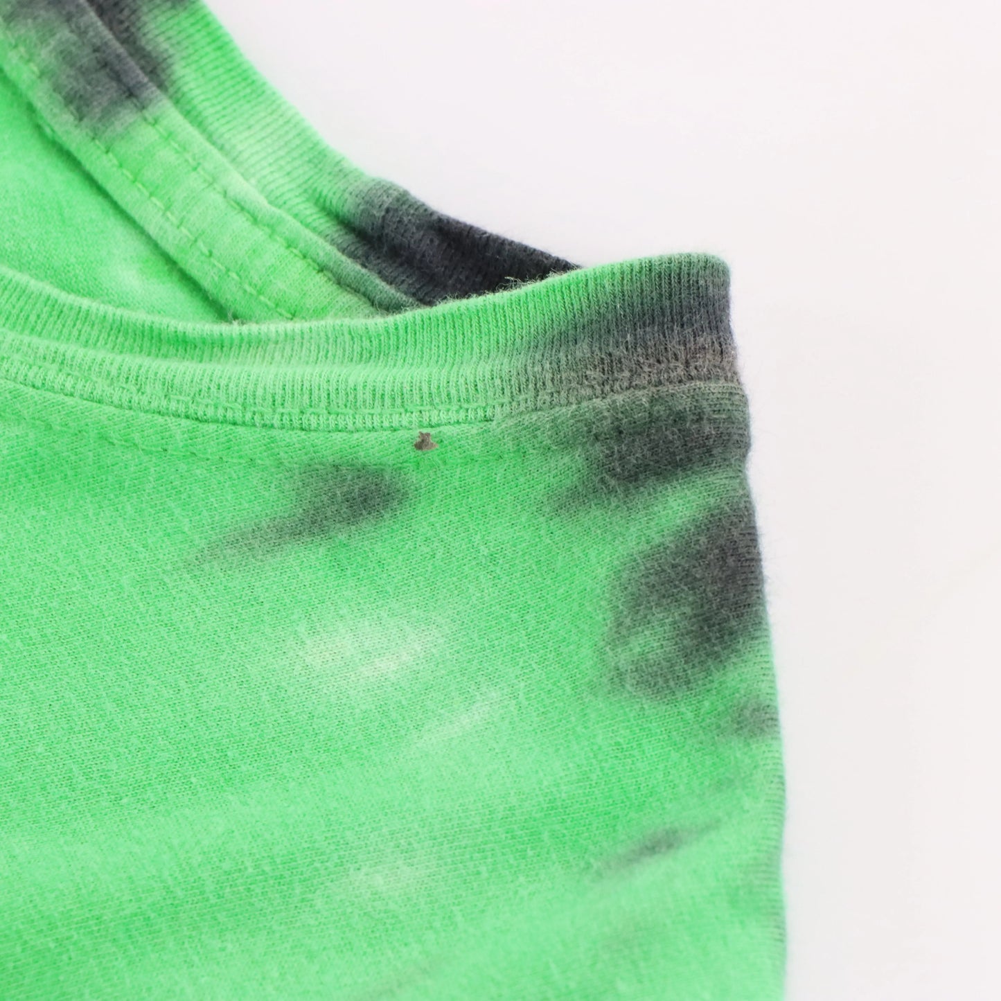 Vintage HARLEY DAVIDSON Thunder Tower Tie Dye Green & Black T-Shirt (XL) Vintage Sole Melbourne