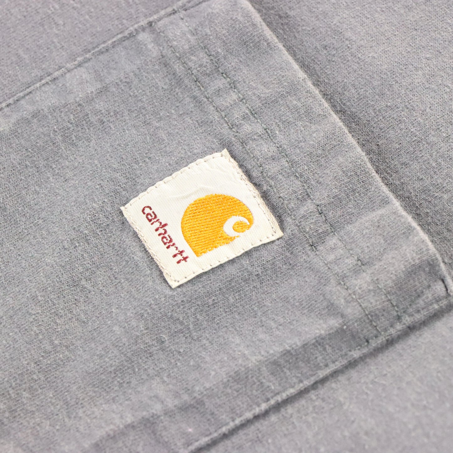 Vintage CARHARTT Pocket Logo Steel Blue Workwear T-Shirt (XL) Vintage Sole Melbourne