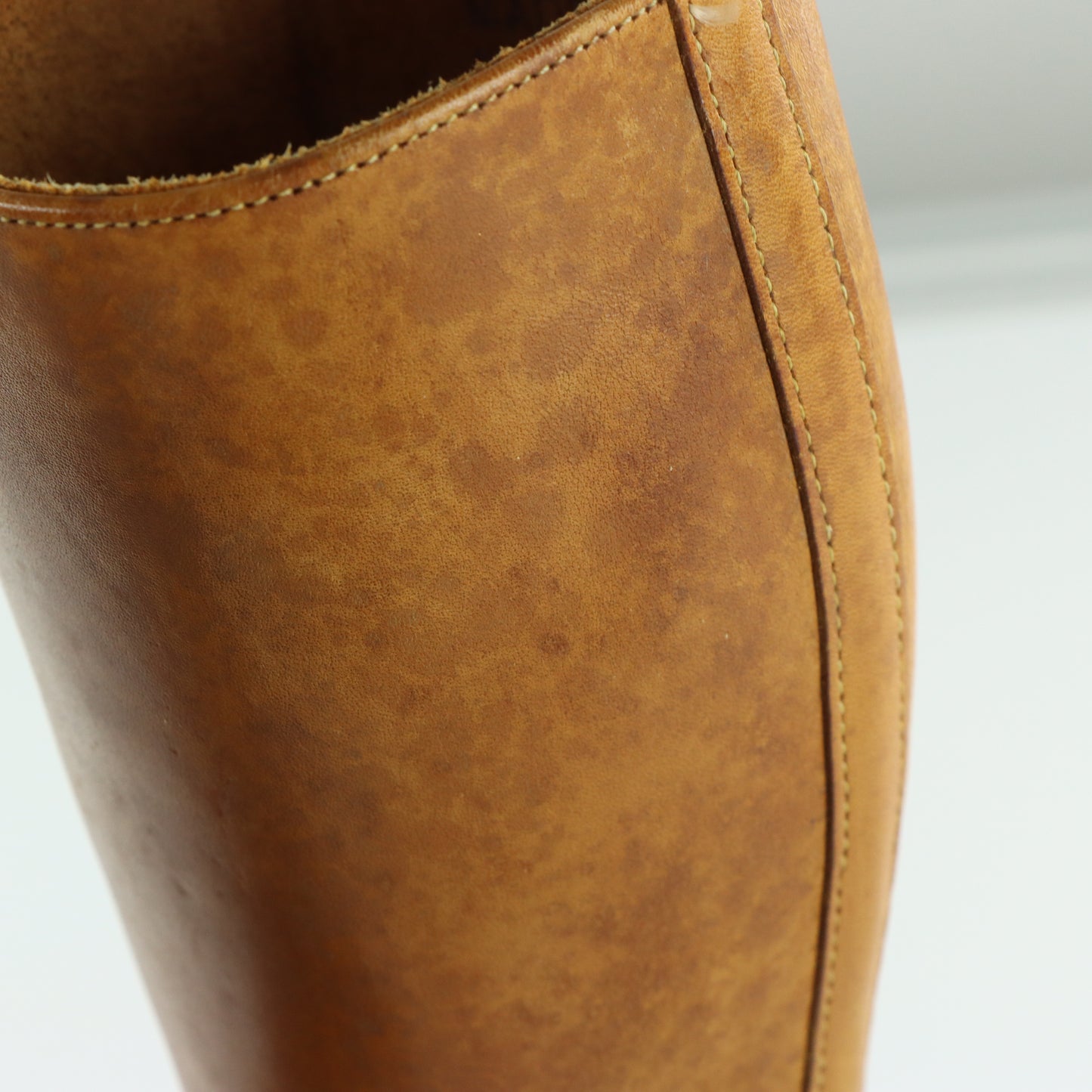 BORT CARLETON 70s 'USA Made' Vintage Lace Up Brown Leather Boots (9)