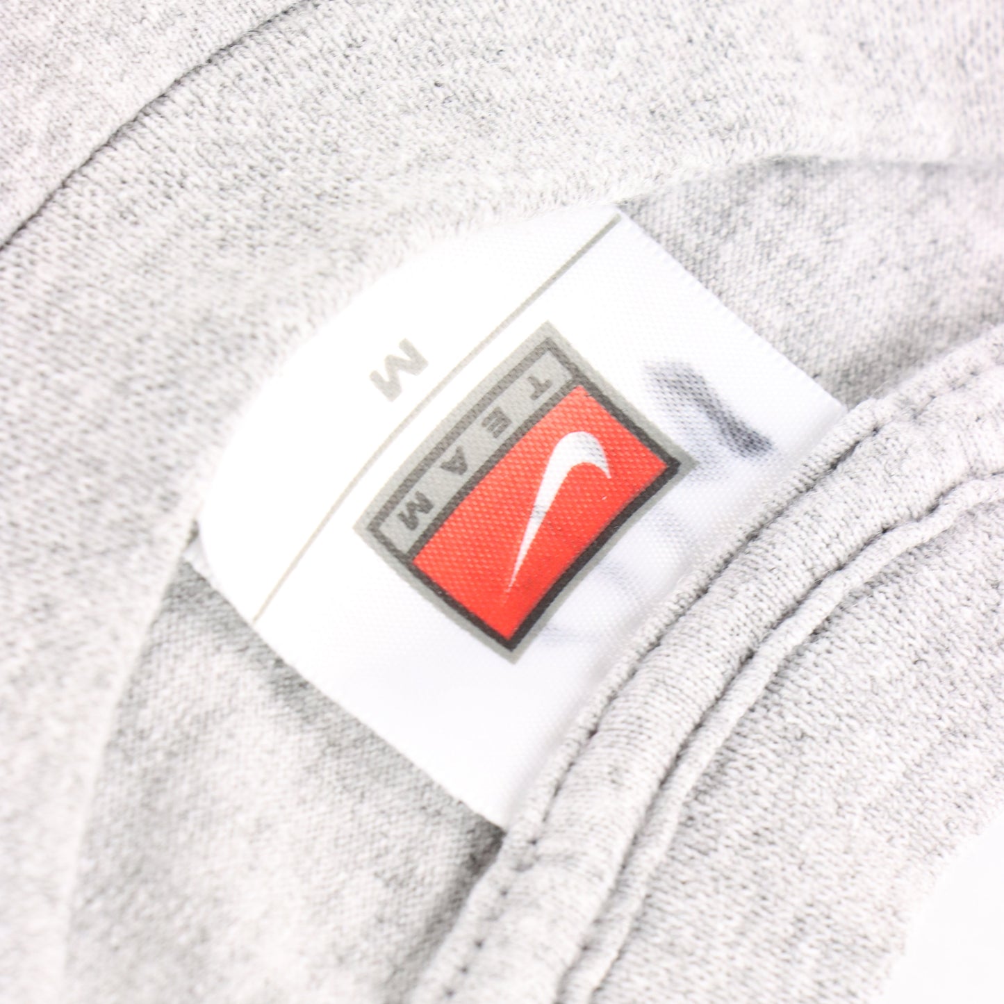 Vintage NIKE X METS Centre Swoosh Logo Grey Baseball T-Shirt (M)