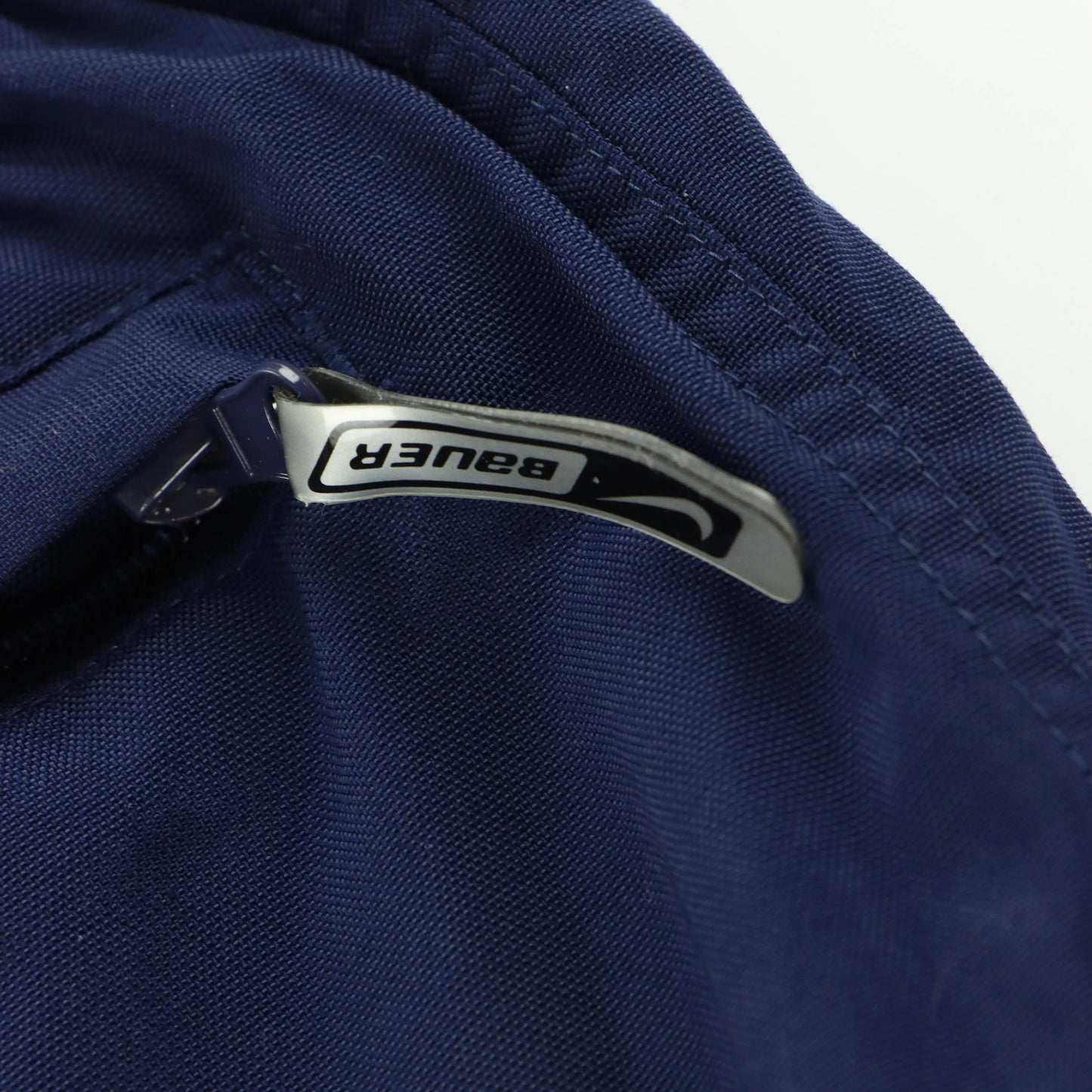 NIKE X BAUER Embroidered Swoosh Navy & Grey Hockey Pants (L) Vintage Sole Melbourne