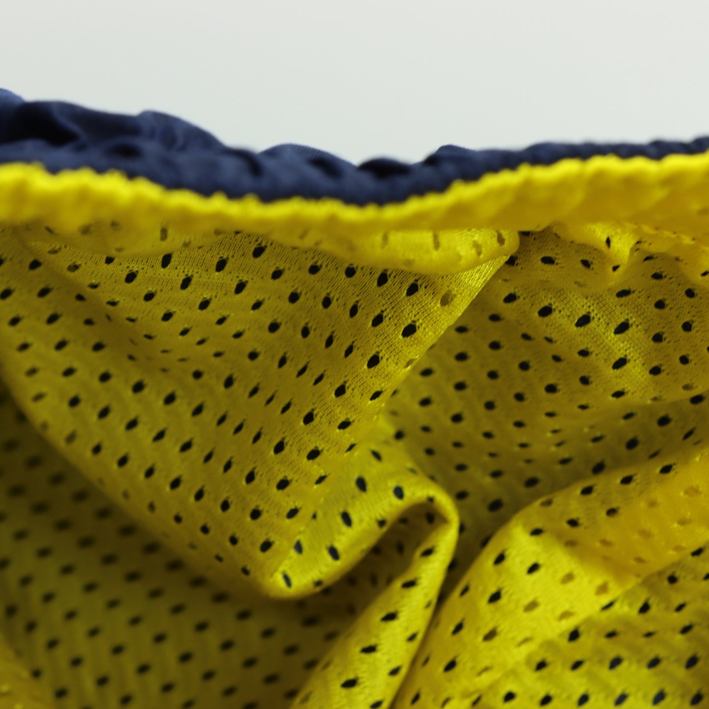 NIKE Embroidered Logo Navy & Yellow Track Pants (M-L)