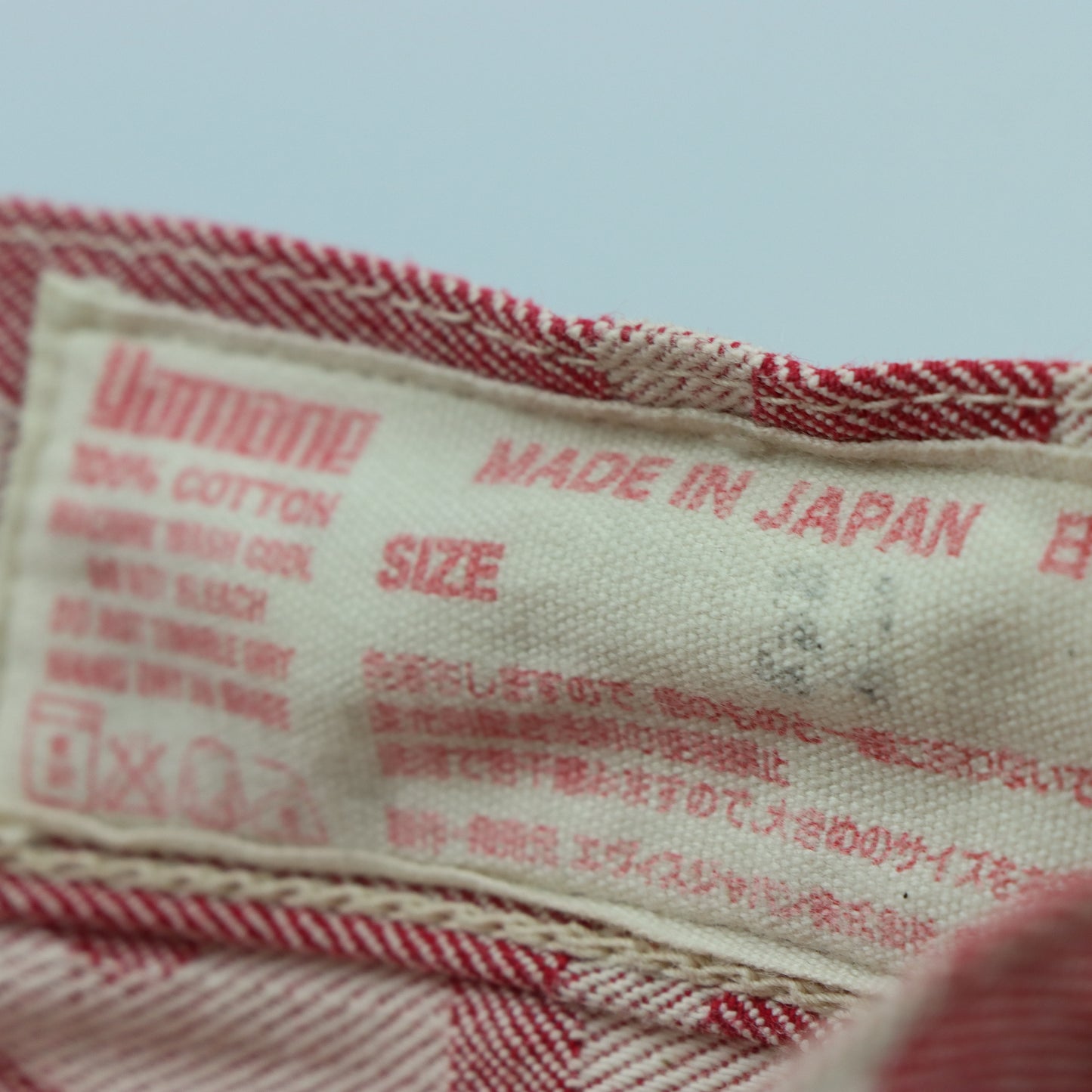 EVISU All Over Logo Print Pink & White Japan Made Jeans (34)