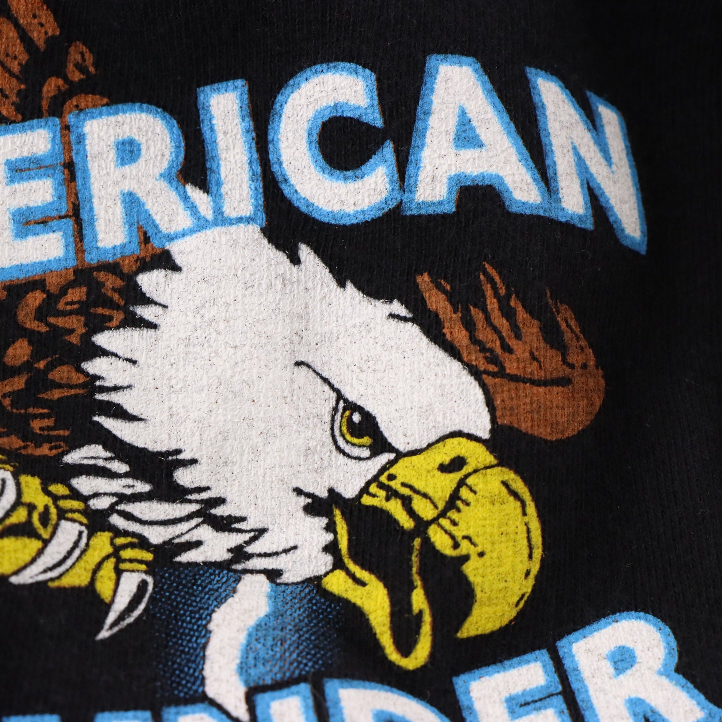 Vintage American Thunder Native American Chief & Wolf All Over Print Single Stitch Boxy Tee (XL) Vintage Sole Melbourne
