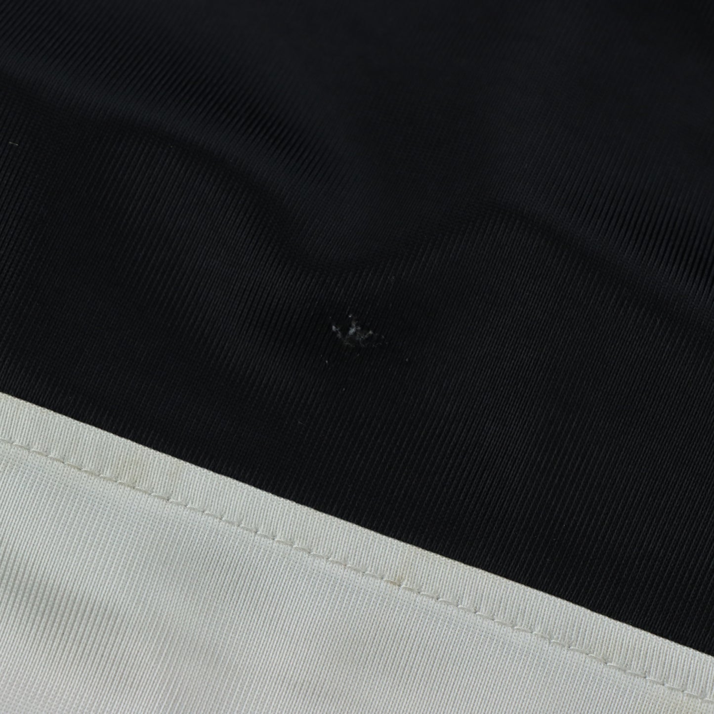 ADIDAS Tear Away Stripe Satin Black & White Track Pants (L)