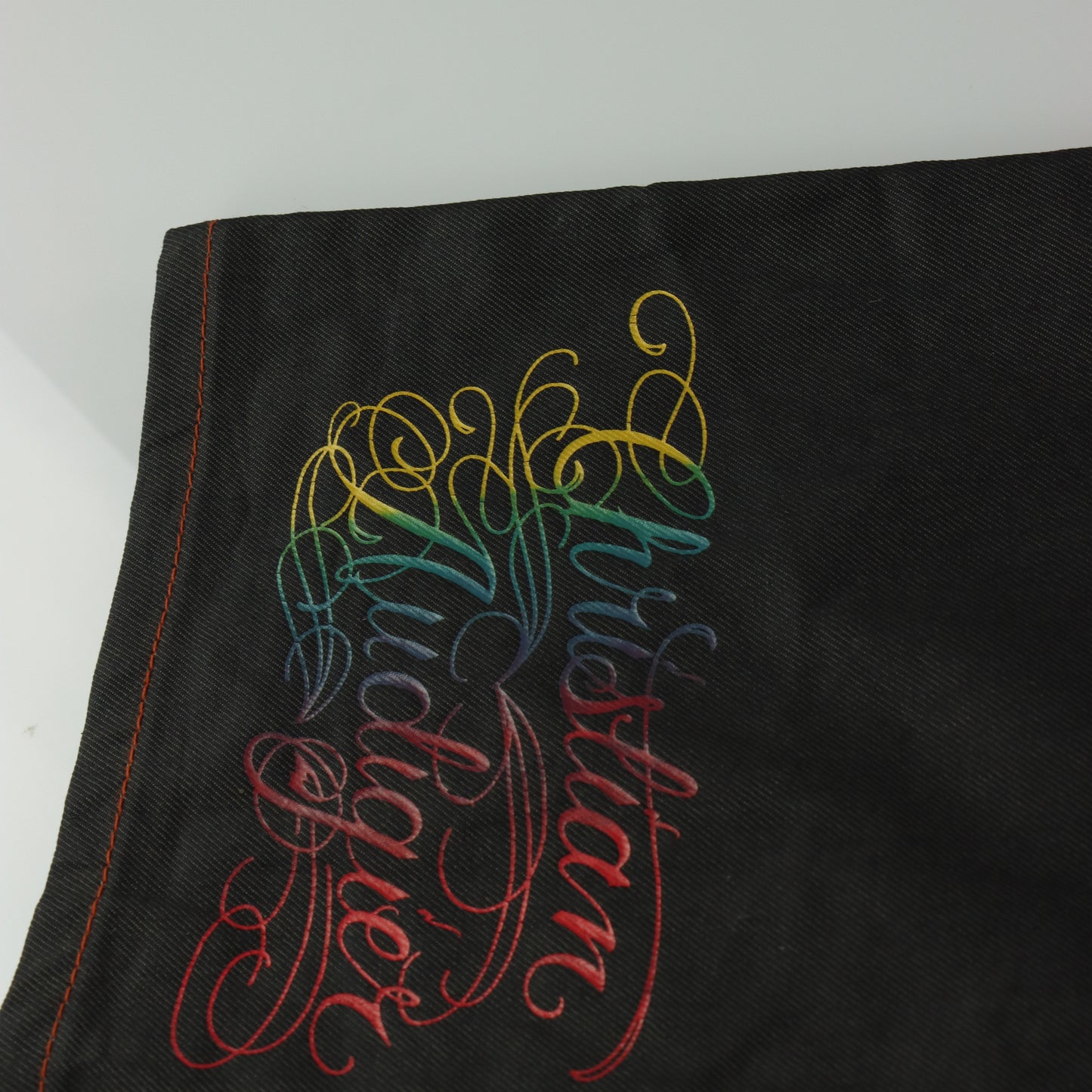ED HARDY X CHRISTIAN AUDIGIER 2010 Embroidered Italy Made Jeans (38x32)