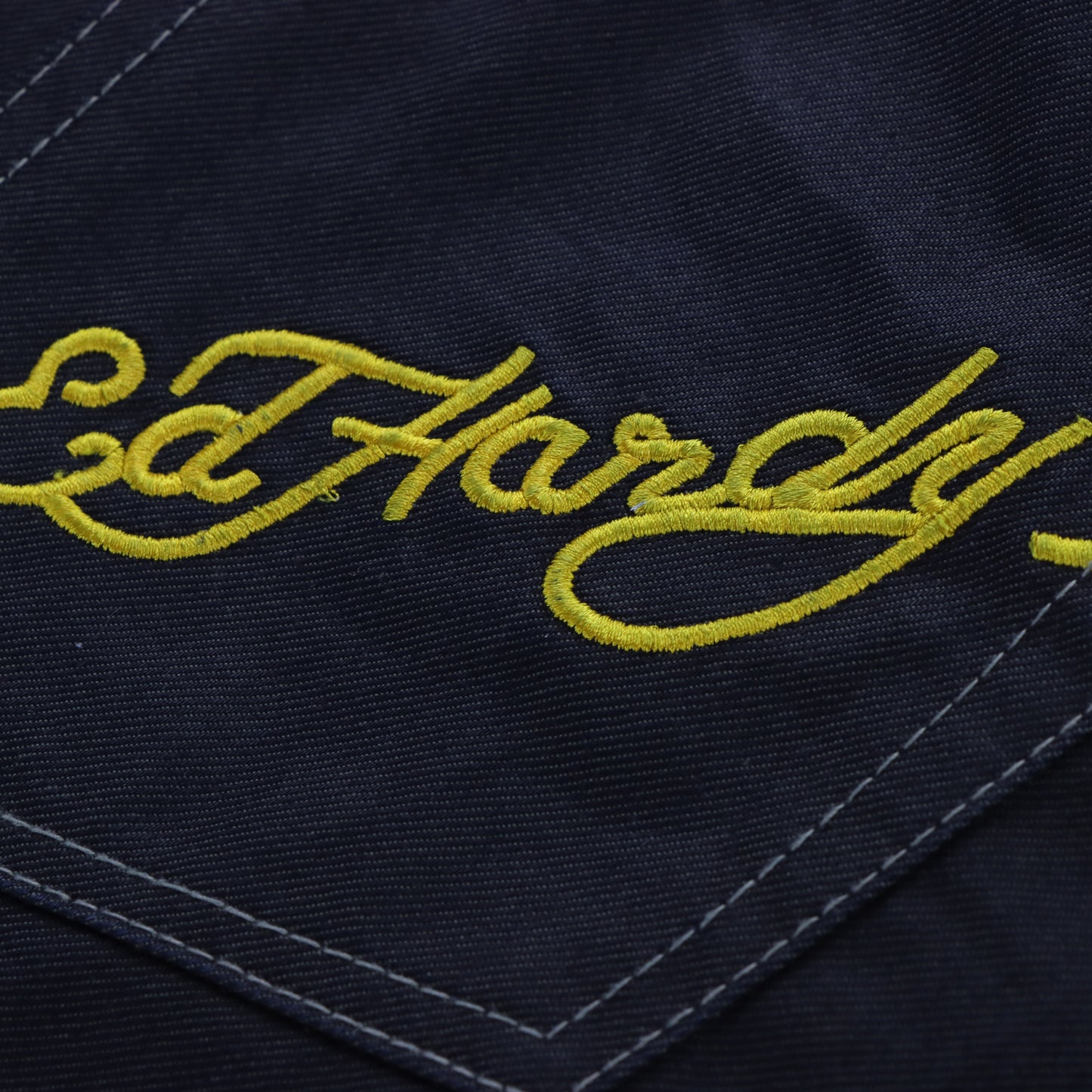 ED HARDY X CHRISTIAN AUDIGIER 2010 Embroidered Italy Made Jeans (38x32)