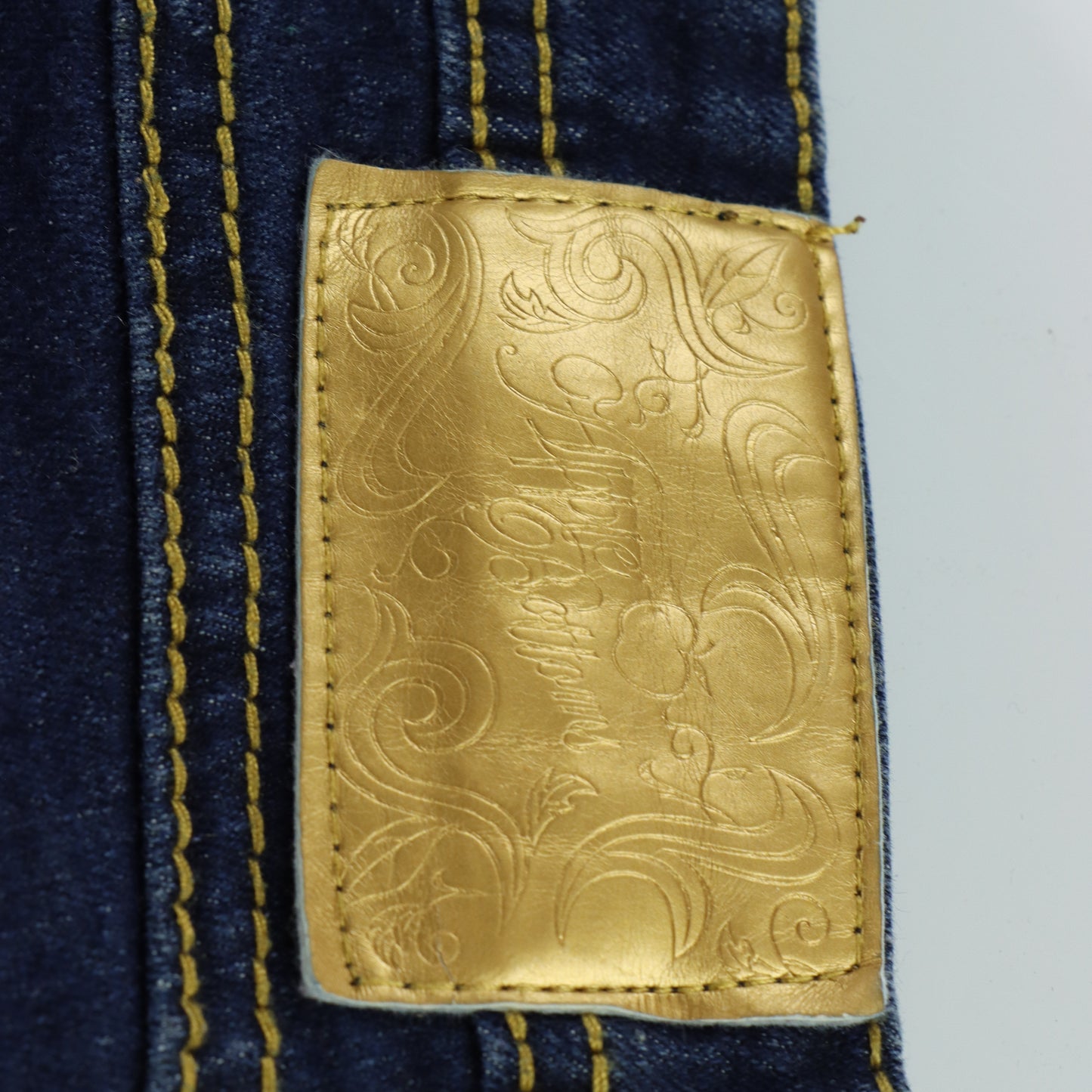 APPLE BOTTOMS Y2K Embellished Embroidered Dark Wash Jeans (13/14)