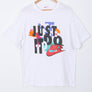 NIKE Just Do It Block Print Rainbow Abstract Tee (XL)