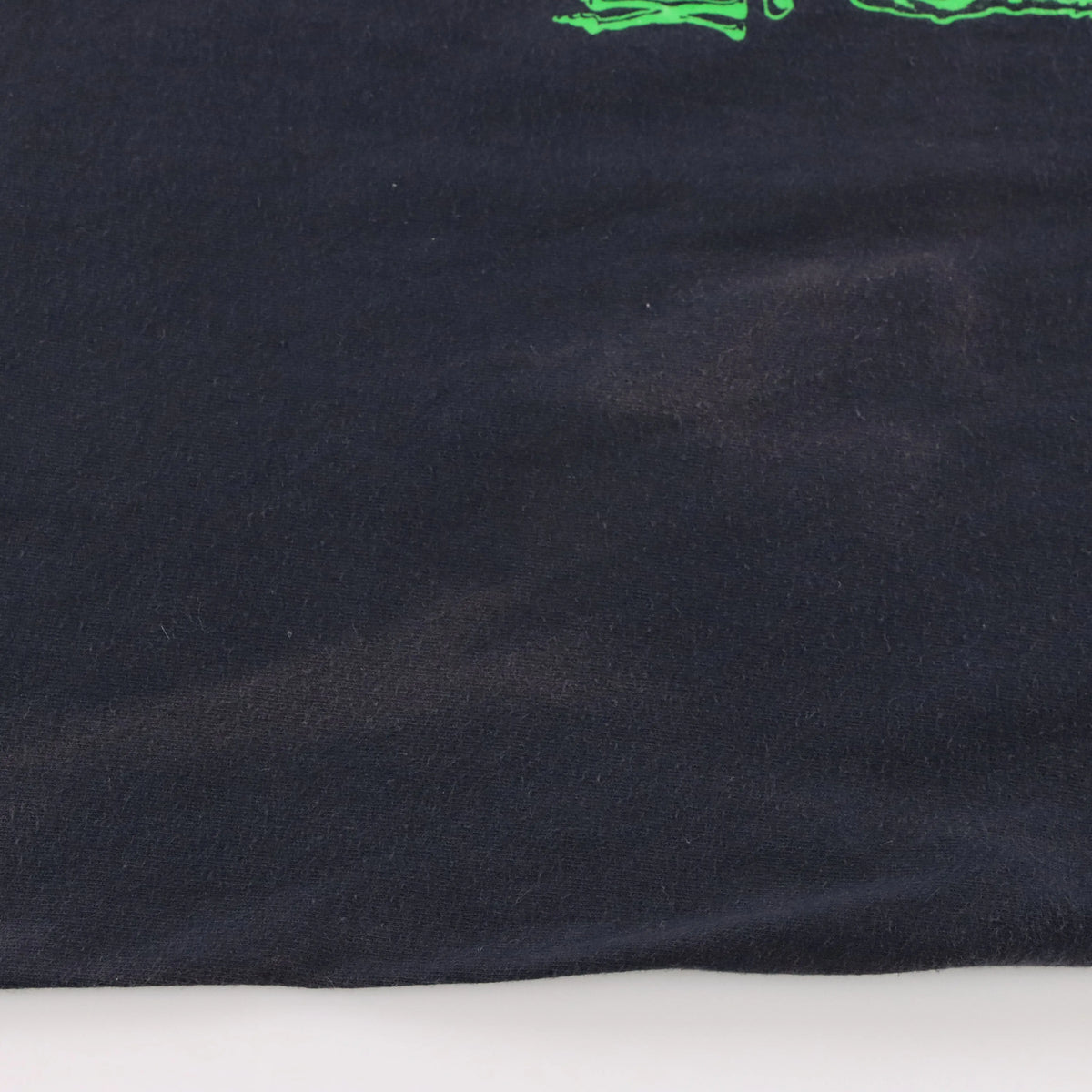 Vintage 'Frankenduck' Peabody 90s Single Stitch Faded Black T-Shirt USA Made (XL) Vintage Sole Melbourne