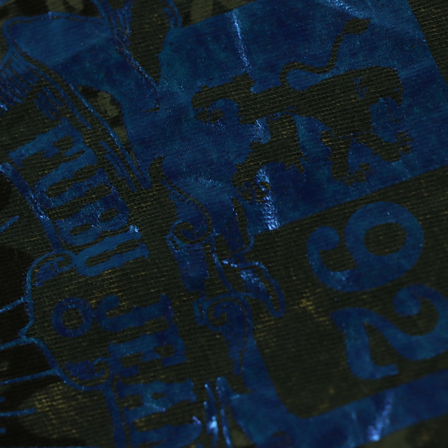 FUBU JEANS Y2K Deadstock Grunge New With Tags Grey & Blue Graffiti Tee (M-L)