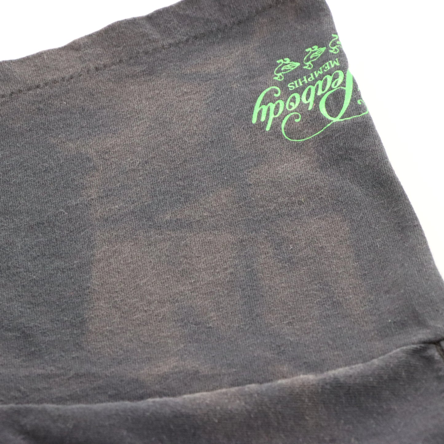 Vintage 'Frankenduck' Peabody 90s Single Stitch Faded Black T-Shirt USA Made (XL) Vintage Sole Melbourne