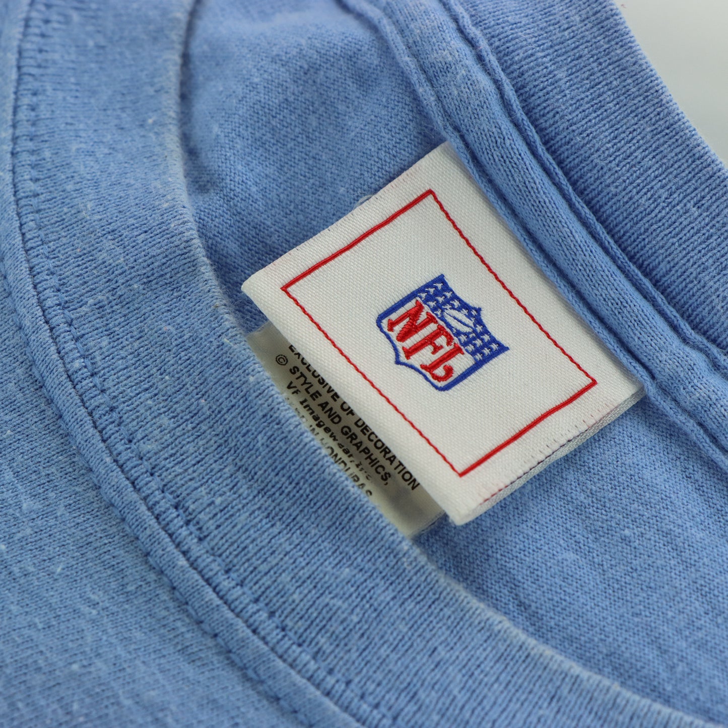 TENESSE TITANS Embroidered NFL Blue Football Tee (XL)
