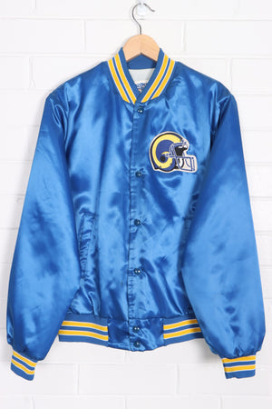 NFL Los Angeles Rams Lined Satin Bomber Jacket USA Made (S-M)