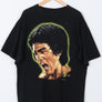 CHANGES 90’s Bruce Lee Portrait Martial Arts Black T-Shirt (XL)