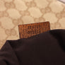 GUCCI Monogram GG Canvas Beige Leather Hobo Shoulder Bag