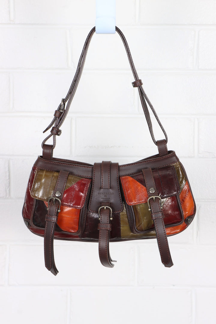 Vintage BURBERRY Prorsum 'Cinda' Exotic Leather Mini Shoulder Bag Italy Made
