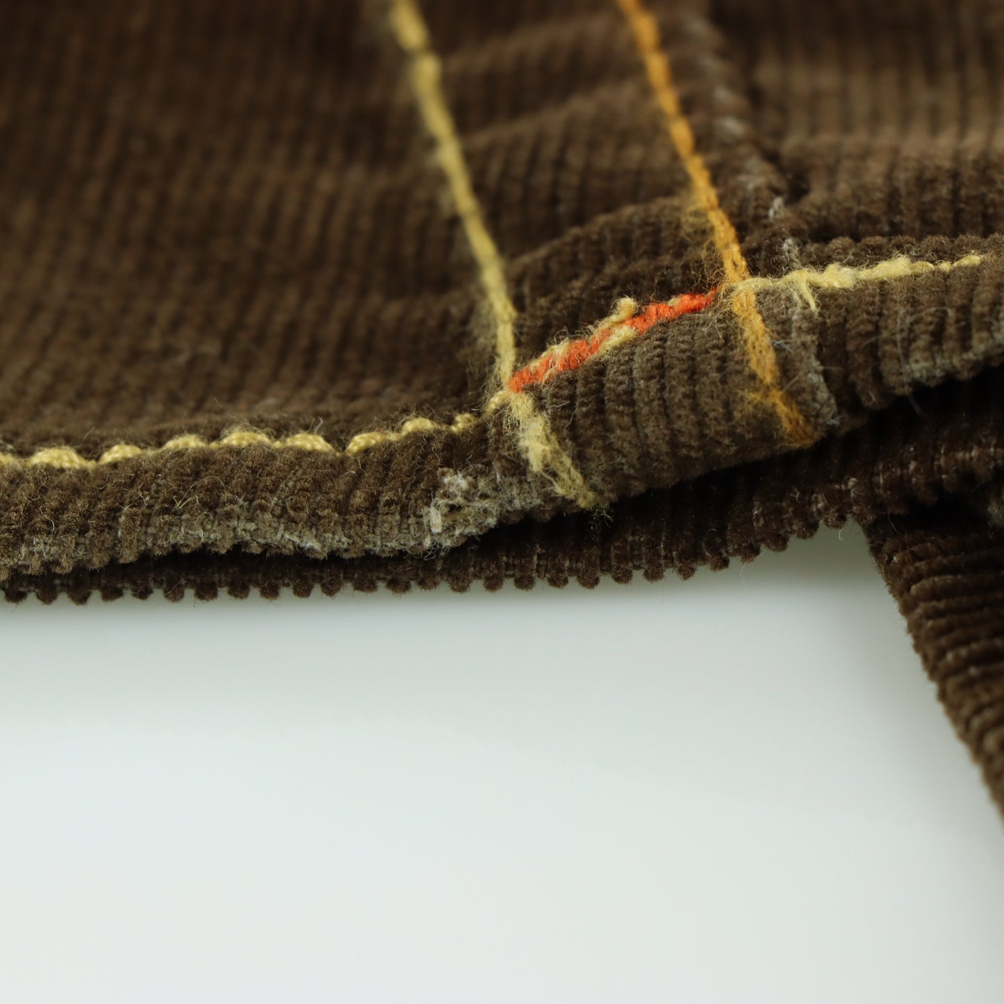 TRUE RELIGION Brown Corduroy 'Joey Big T' USA Made Flare Jeans (36 x 33)