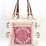 LOUIS VUITTON 'Globe Shopper' PM Red Toile Tote Bag France Made