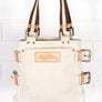 LOUIS VUITTON 'Globe Shopper' PM Red Toile Tote Bag France Made