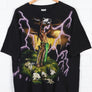 USA THUNDER 90s Skulls Native American Front Back T-Shirt (XL)